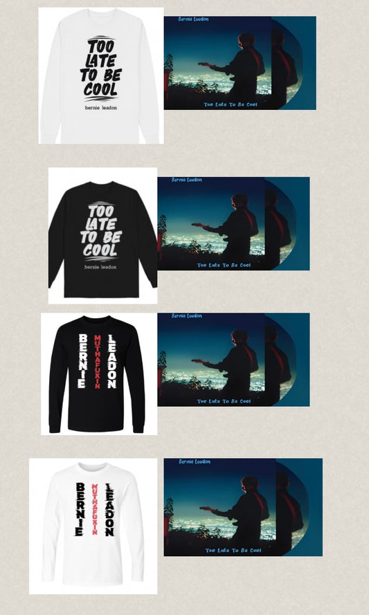 Too Late To Be Cool — Signed CD + Long Sleeve Tee Bundle